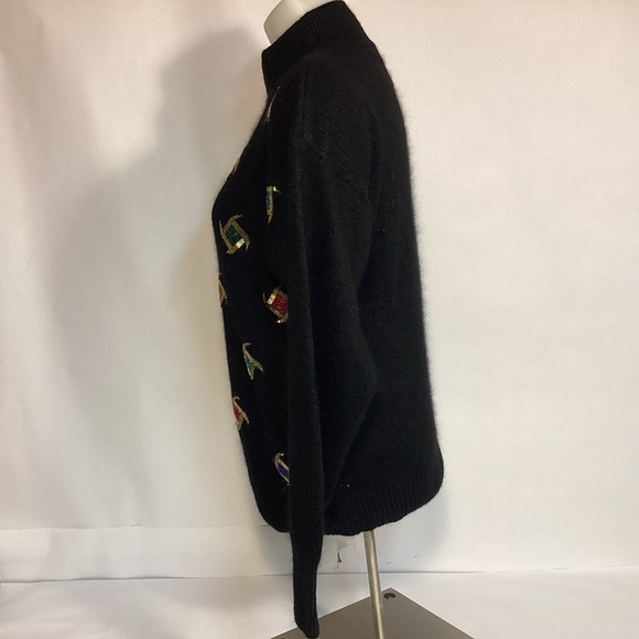 I.B. Delusion womens turtleneck sweater with bead worksize medium - Picture 5 of 7